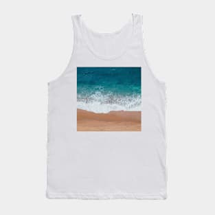 abstract minimalist nautical seafoam turquoise ocean Tank Top